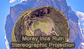 Moray, Stereographic Projection, Cuzco