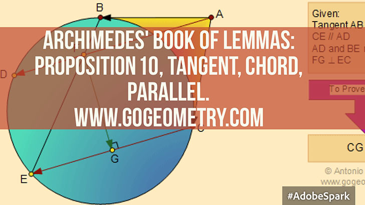 Archimedes' Book of Lemmas, Proposition 10. iPad Productivity Apps; Adobe Spark Post, Software