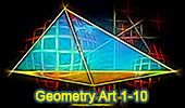 Online education degree: geometry art 1-10