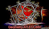 Online education degree: geometry art 671-680