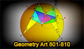 Online education degree: geometry art 801-810