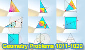 Geometry problems 1011-1020