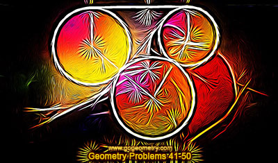 Geometry Problems 41-50, Tangent Circles, Common Tangent