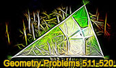 Geometry problems 511-520