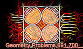 Geometry problems 691-700