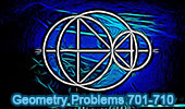 Geometry problems 701-710