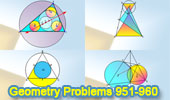 Geometry problems 951-960