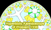 Hyperbolic Kaleidoscope of Problem 1338