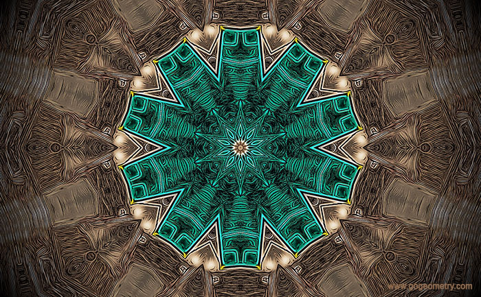 Geometric Art: Kaleidoscope of problem 1237. iPad Apps