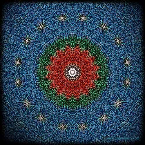 Geometric Art: Kaleidoscope of problem 1239. iPad Apps