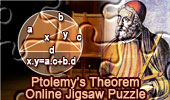 Ptolemy's theorem Jigsaw Puzzle
