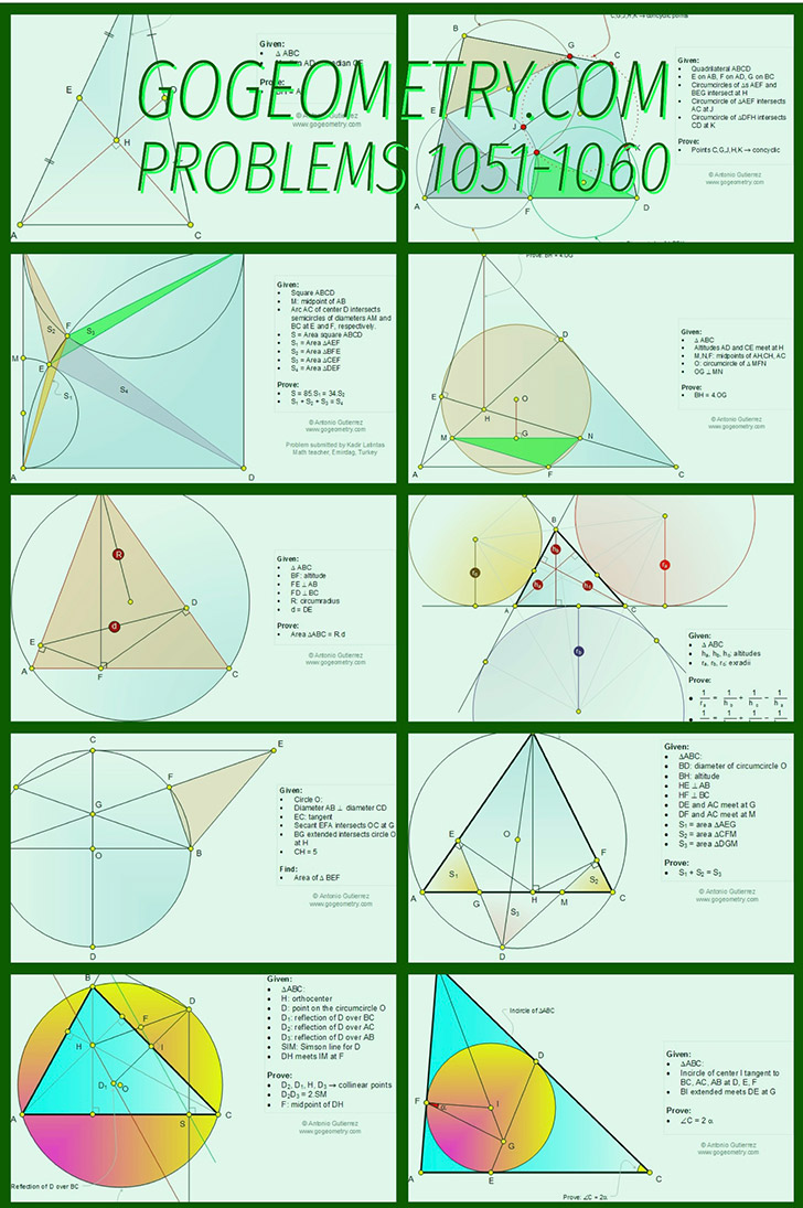 Geometry problems 1051-1060