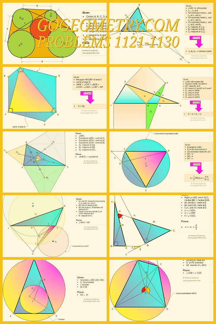 GoGeometry problems 1121-1130