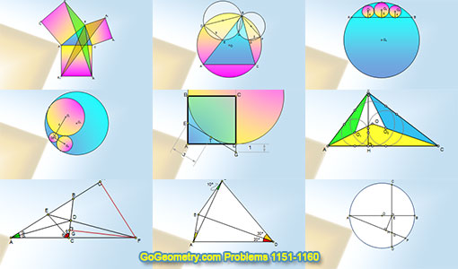 GoGeometry problems 1151-1160