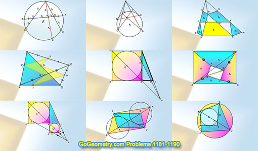 GoGeometry problems 1181-1190