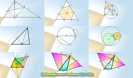 GoGeometry problems 1211-1220