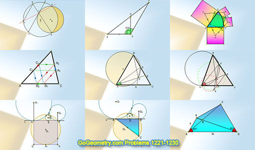 GoGeometry problems 1221-1230