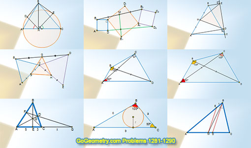 GoGeometry problems 1281-1290