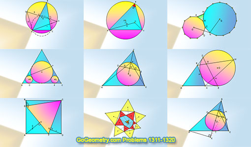 GoGeometry problems 1311-1320