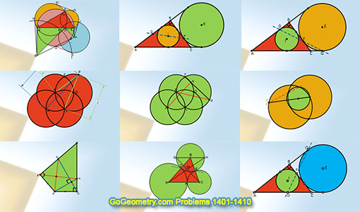 GoGeometry problems 1401-1410