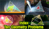 Ten Geometry Problems, Visual Index
