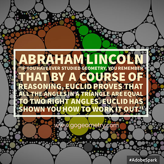 Lincoln Abraham geometry Euclid