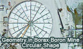 Geometry in Borax Mine in Boron, California, Circle