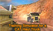 Caterpillar Haul Truck training simulator