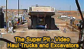The Super Pit, CAT Haul Truck, Komatsu excavator, Mining Operation