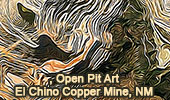 Open Pit Art, El Chino Copper Mine