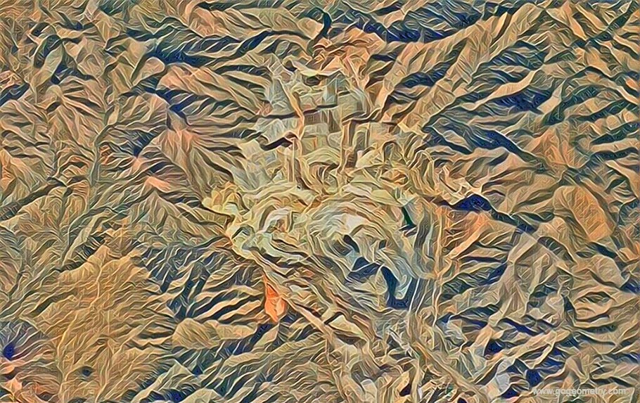 Ray Copper Mine, Open Pit Mining Art