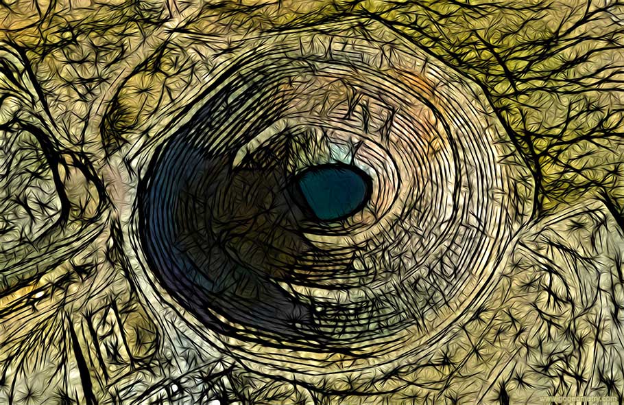 Sacaton, Casa Grande Copper Mine, Pinal County, Arizona, Open Pit Mining Art