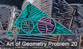Geometric Art of Problem 20 using Mobile Apps