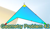 Problema 42: Ángulos en triángulos y cuadrilátero