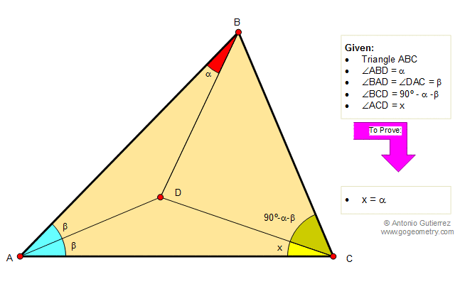 Geometry Problem, Elearning 105
