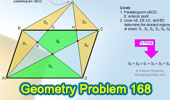 Geometry Problem: Parallelogram, Triangles, Pentagon, Area