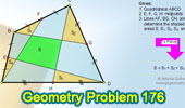 Elearning 176: Quadrilateral Area Problem