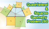Quadrilateral, Perpendicular, Squares, Area