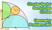 Circula Sector, Semicircles, Circle