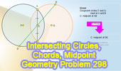 Elearning 298: Intersecting circles