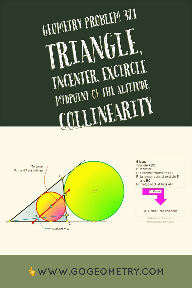 Typography of Geometry Problem 321: Triangle, Circle, iPad Apps