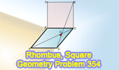 Rhombus, Square
