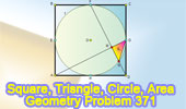 Square, Triangle, Area, Circle