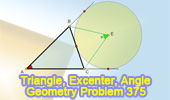 Triangle, Excenter, Angle