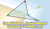 Concave Quadrilateral, Angle bisectors