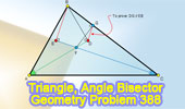Triangle, Angle bisector, Perpendicular, Parallel