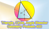 Triangle, Angle Bisector, Circumcircle