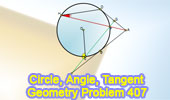 Angle, Circle, Radius, Tangent, Secant, Perpendicular