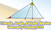 Triangle, Angle, Median, Altitude, Congruence