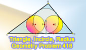 Triangle, Incircle, Inradius, Tangent